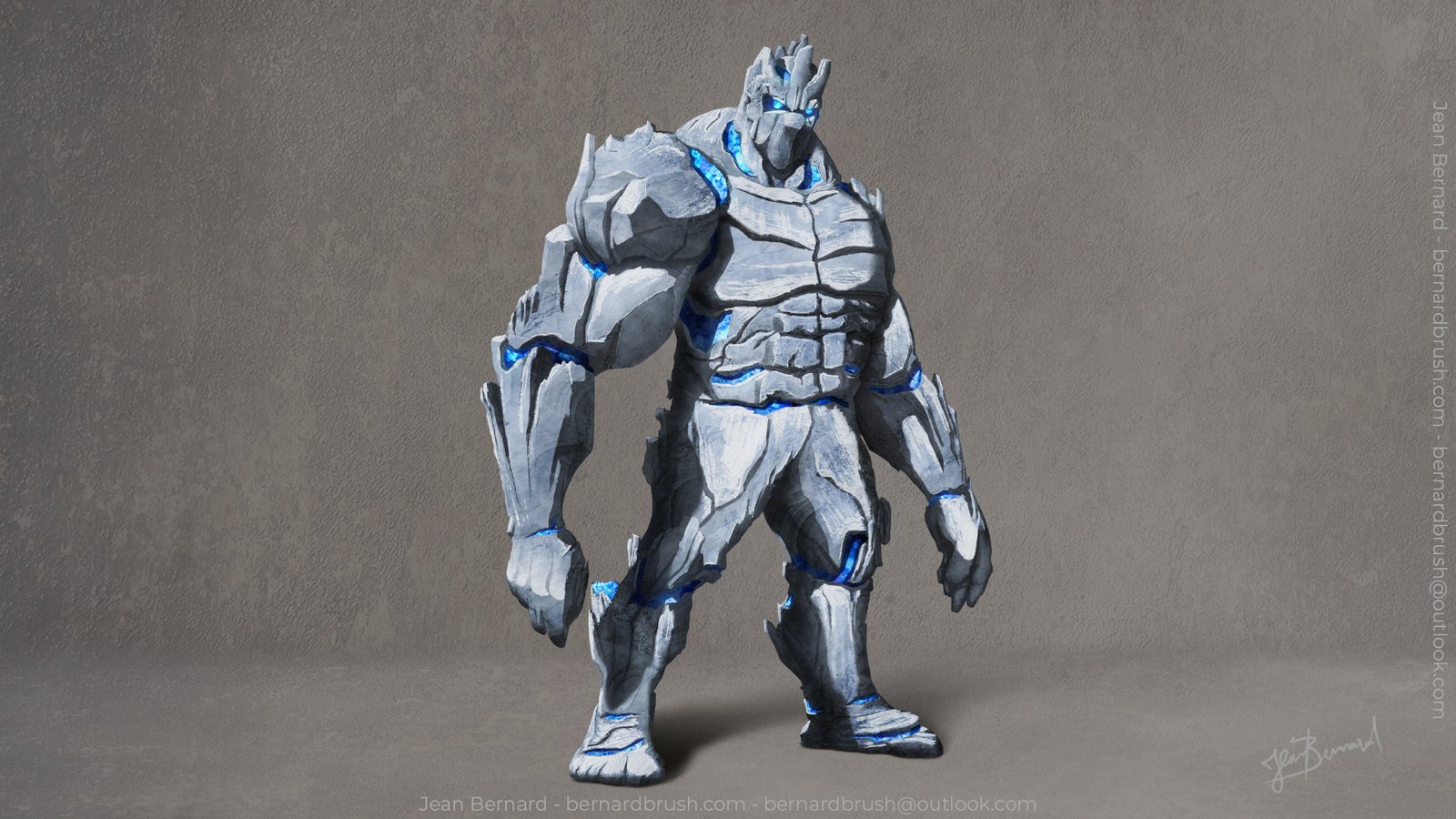 Bernard Brush - Creature Final - Giant Stone - Jean Bernard