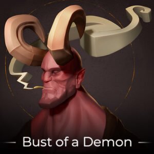 Bust of a Demon - Thumbnails 500x500px - Jean Bernard