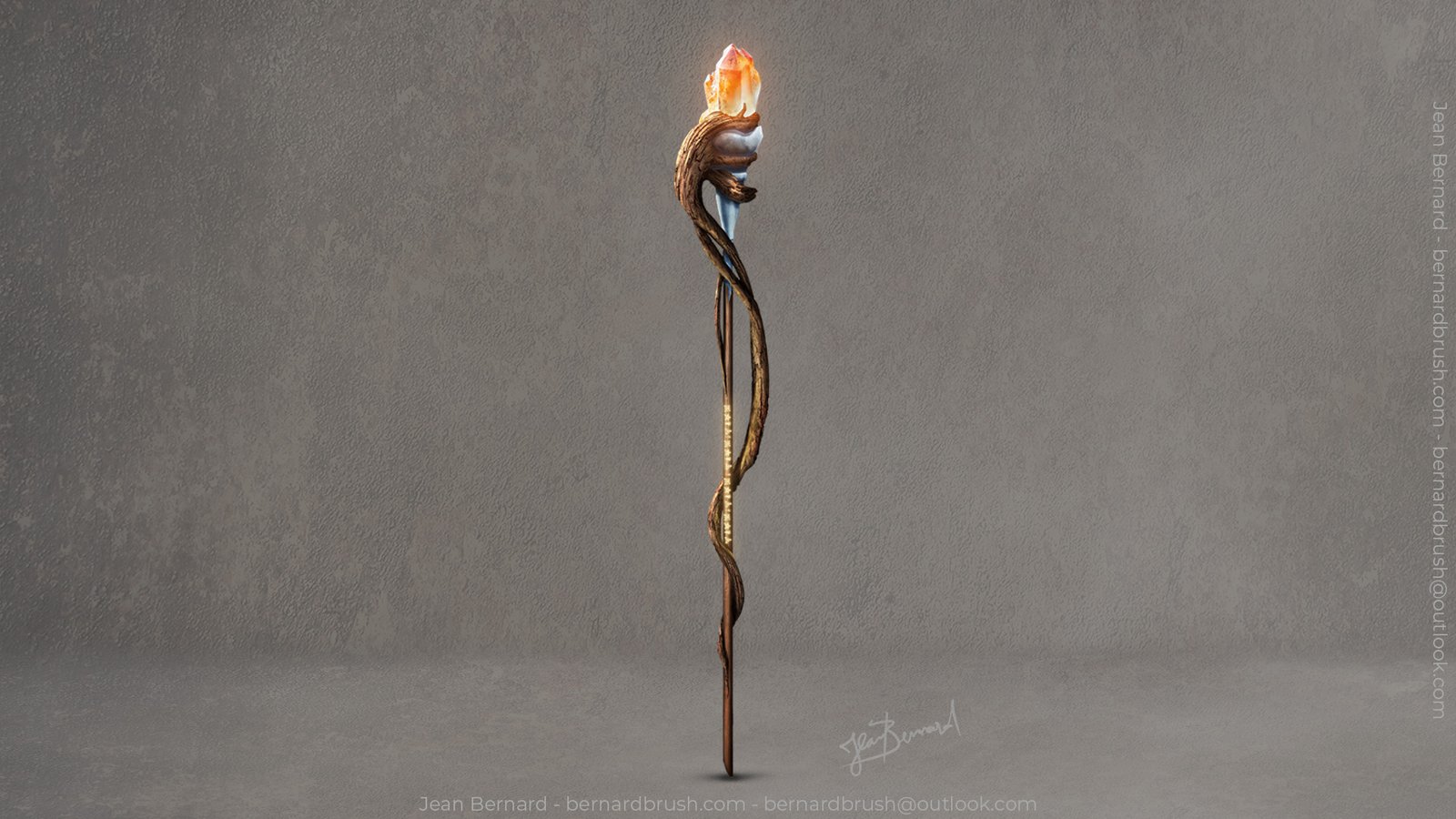 Archmage's Staff - Final - Jean Bernard - Bernard Brush