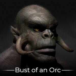 Thumbnail Bust of an Orc - Jean Bernard Brush